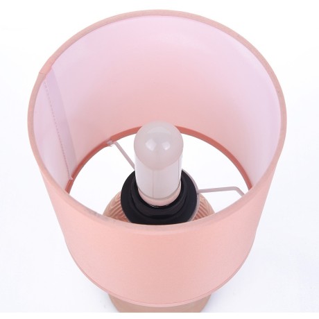 8221/1T MODERNI LN25 терракота, керамика/текстиль Настольная лампа Е27 1*60W 220V NIANA