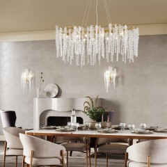 Люстра хрустальная Odeon Light 5005/8C Banche под лампы 8xG9 40W