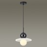 5014/1D MODERN ODL23 295 черный/белый/белый матовый металл/стекло Подвес G9 LED 5W HATTY