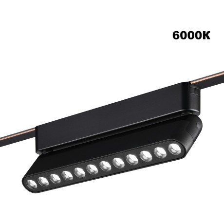 359465 Трековый ременный светодиодный SMART светильник c доп. механическим перекл. цветности Novotech EASY CRI90+ 3000-6000К 440Лм 28° 12W TUYA, Алиса, Wi-Fi