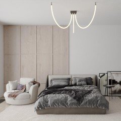 359329 KONST NT24 000 черный Светильник светодиодный IP20 LED 4000K 25W 170-265V 2420Лм RAMO