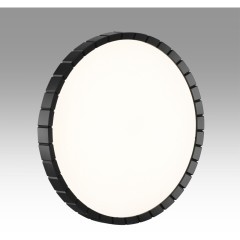 7649/DLN Черный круглый настенно-потолочный 38см светильник с перекл. цветовой температуры на драйвере 48Вт 5047Лм 3000;4000;6000К CRI80 IP43 CCT SONEX ATABI BLACK