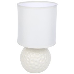 8228/1T MODERNI LN25 белый, керамика/текстиль Настольная лампа E14 1*40W 220V MAKOVIA