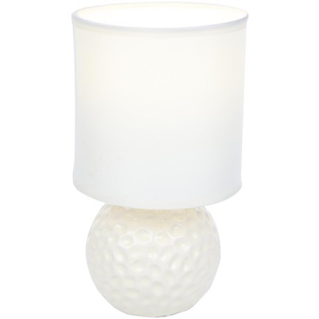 8228/1T MODERNI LN25 белый, керамика/текстиль Настольная лампа E14 1*40W 220V MAKOVIA