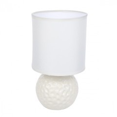 8228/1T MODERNI LN25 белый, керамика/текстиль Настольная лампа E14 1*40W 220V MAKOVIA