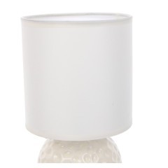 8228/1T MODERNI LN25 белый, керамика/текстиль Настольная лампа E14 1*40W 220V MAKOVIA