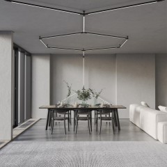 359372 Светодиодный модульный трековый светильник SMART (TUYA, Алиса, Bluetooth, Wi-Fi) Novotech Glat CRI90+ 3000-6000К 2400Лм 110° 30W