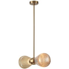 Подвесной светильник с 2 плафонами Odeon Light 5402/2 Elica под лампы 2xE14 40W