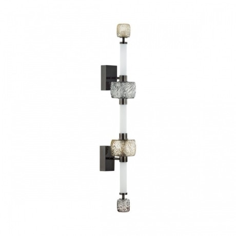 5427/34WL L-VISION ODL_EX24 21 черный хром/белый/дымчатый/коньячный/металл/стекло/акрил Бра LED 34W 3000K KLIFF