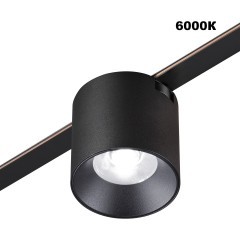 359472 Трековый ременный светодиодный SMART светильник c доп. механическим перекл. цветности Novotech EASY CRI90+ 3000-6000К 440Лм 32° 6W TUYA, Алиса, Wi-Fi