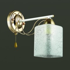 3508/1W УЦЕНКА COMFI LN18 0 белый, золотая патина Бра E27 60W 220V OPICUS