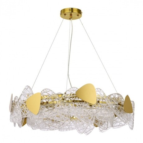 6582/8 NEOCLASSI LN24 золотой/прозрачный, золотой металл/стекло, металл Люстра подвесная E14 8*40W 220V QUEENY