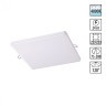Встраиваемый светильник Novotech 358152 MON светодиодный LED 24W