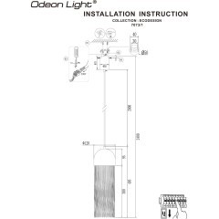 Подвесной светильник IP20 LED GU10 5W CORK 7073/1