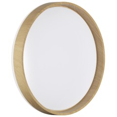 7684/DLN Коричневый круглый настенно-потолочный 39см светильник с перекл. цветовой температуры на драйвере 48Вт 5047Лм 3000;4000;6000К CRI80 IP43 CCT SONEX GARI WOOD