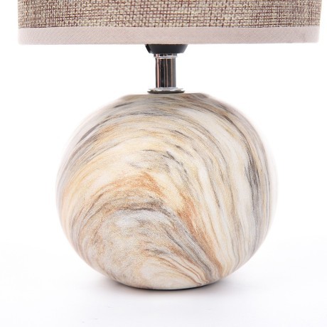 8229/1T CLASSI LN25 бежевый, керамика/текстиль Настольная лампа E14 1*40W 220V KOHALA