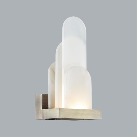 5437/12WL HIGHTECH ODL_EX25 101 бронзовый брашинг/металл/смола под алебастр/акрил Настенный светильник LED 12W 3000K 1489Лм FOROS