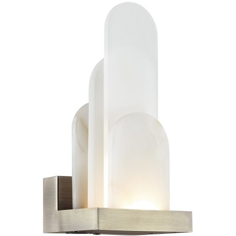 5437/12WL HIGHTECH ODL_EX25 101 бронзовый брашинг/металл/смола под алебастр/акрил Настенный светильник LED 12W 3000K 1489Лм FOROS