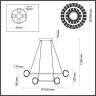 5029/230L L-VISION ODL24 577 хром/металл/акрил Люстра LED 230W 4000K 15663лм MIRAGE
