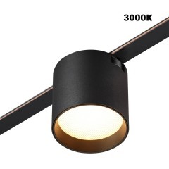 359473 Трековый ременный светодиодный SMART светильник c доп. механическим перекл. цветности Novotech EASY CRI90+ 3000-6000К 320Лм 24° 6W TUYA, Алиса, Wi-Fi