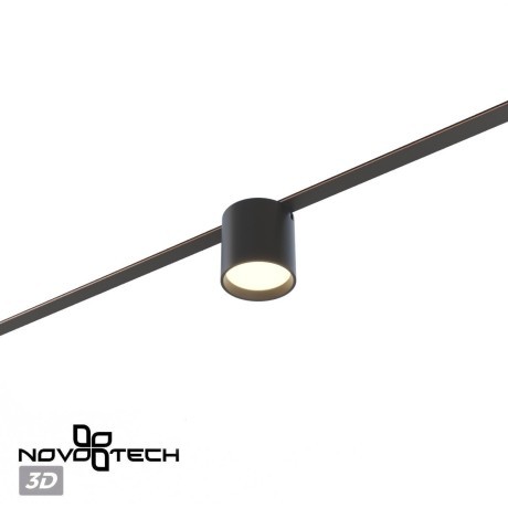 359473 Трековый ременный светодиодный SMART светильник c доп. механическим перекл. цветности Novotech EASY CRI90+ 3000-6000К 320Лм 24° 6W TUYA, Алиса, Wi-Fi