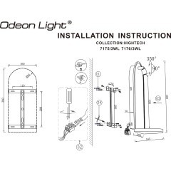 Настенный светильник IP20 LED 3W 250Лм 3000K ODEON LIGHT GIARDINO 7176/3WL