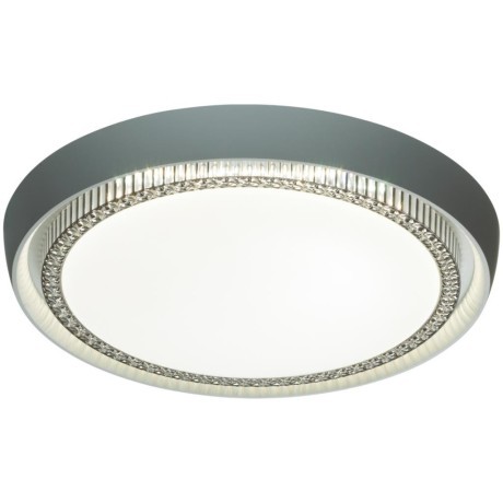 7644/ELN Серый круглый настенно-потолочный 52см светильник с перекл. цветовой температуры на драйвере 76Вт 7105Лм 3000;4000;6000К CRI80 IP43 CCT SONEX RAHIG