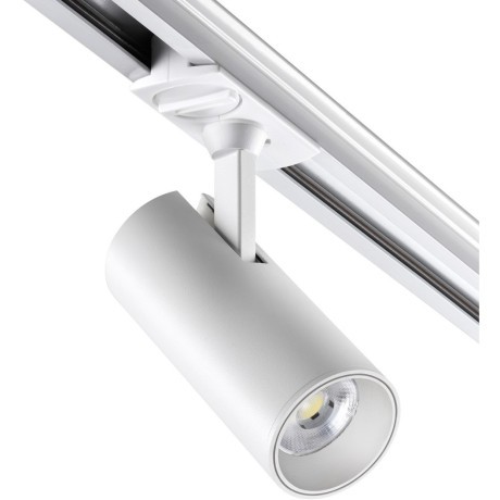Трехжильный однофазный трековый светодиодный светильник Novotech SELENE 359152 1440лм 15Вт