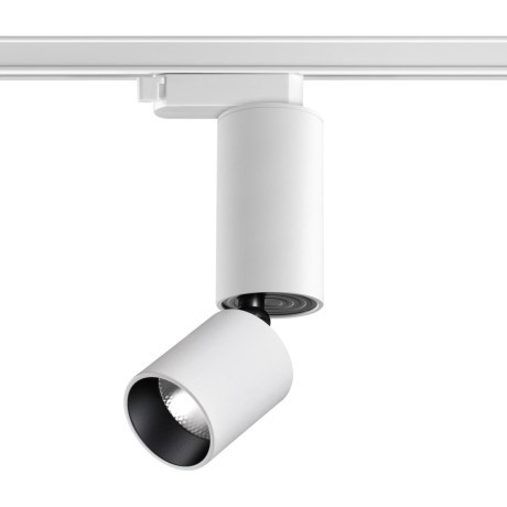 Трехжильный однофазный трековый светодиодный светильник Novotech Tubo 359320 1100лм 10Вт