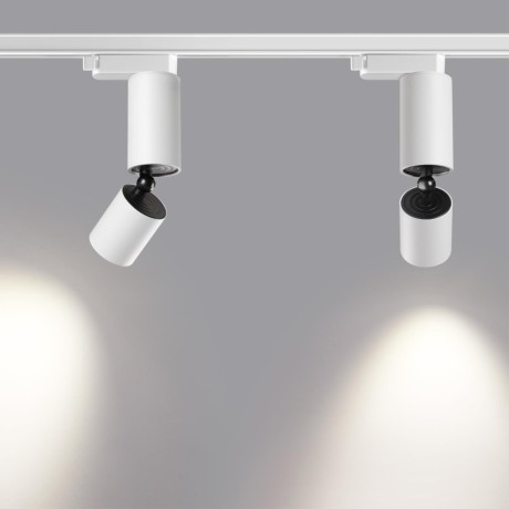 Трехжильный однофазный трековый светодиодный светильник Novotech Tubo 359320 1100лм 10Вт