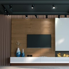 Трехжильный однофазный трековый светодиодный светильник Novotech GRODA 358785 2200лм 25Вт