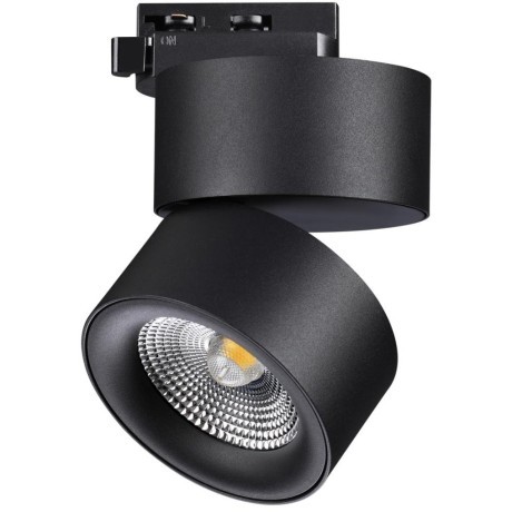 Трехжильный однофазный трековый светодиодный светильник Novotech GRODA 358785 2200лм 25Вт