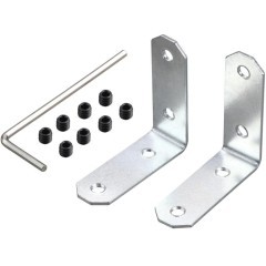 135247Y УЦЕНКА(НЕВОЗВРАТНЫЙ ТОВАР) SHINO NT24 123 черный Соединительная планка без токопровода угловая (2 шт) для арт.135241Y-135244Y IP20 FLUM