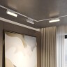 Novotech STRATUS 359780 Белый однофазный трехжильный трековый светодиодный светильник, линейный 20см, поворотный, CCT перекл. цветовой температуры, LED 12Вт 797Лм 2700;3200;4000К CRI90 105° IP20 220В, коэф. пульсации < 1%