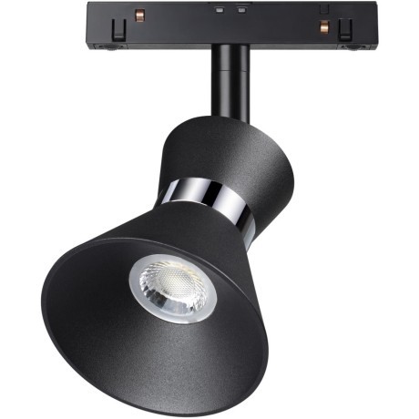 358400 Трековый светодиодный светильник Novotech Flum CRI90+ 4000К 800Лм 60° 10W