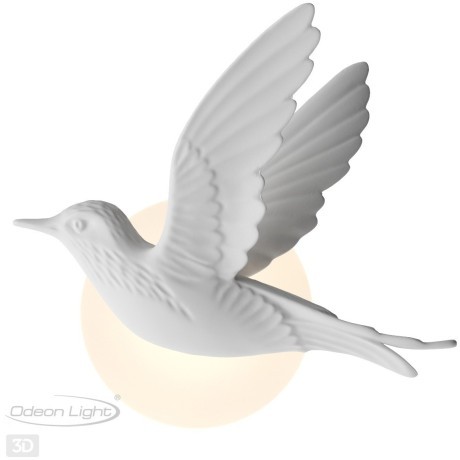 Настенный гипсовый светильник Odeon Light LED 3W 122Лм 3000K COLOMBELLA 4341/3WL