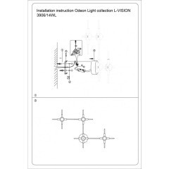 Бра Odeon Light 3906/14WL COSTELLA светодиодная LED 14W