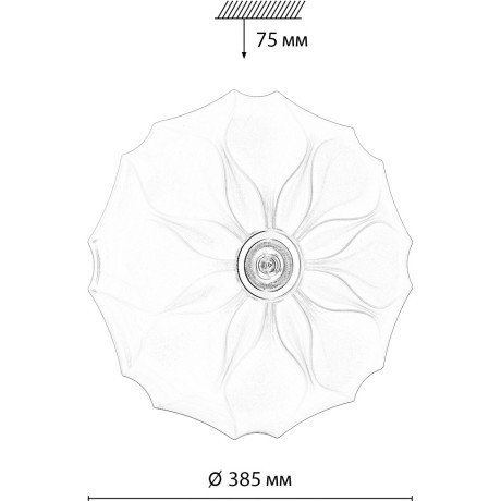 Светильник LED 48Вт 4000К D385 IP43 Sonex RONI 7688/DL