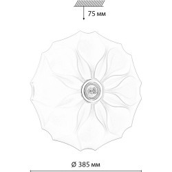 Светильник LED 48Вт 4000К D385 IP43 Sonex RONI 7688/DL