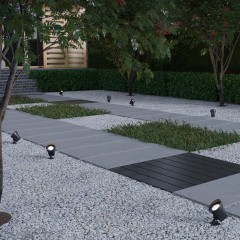 Светильник ландшафтный светодиодный грунтовый IP65 LED 13W 110-240V 1040Лм 4000К Novotech LANDSCAPE 359530