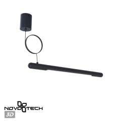 База накладная для ввода питания с заглушкой и проводом 2м Novotech Glat 359385