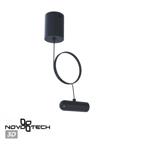 База накладная для ввода питания с заглушкой и проводом 2м Novotech Glat 359385