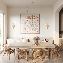 Бра E14 2*40W KARELIA 5444/1WA