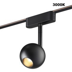 359471 Трековый ременный светодиодный SMART светильник c доп. механическим перекл. цветности Novotech EASY CRI90+ 3000-6000К 350Лм 120° 12W TUYA, Алиса, Wi-Fi
