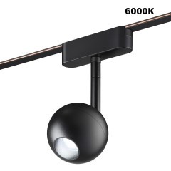 359471 Трековый ременный светодиодный SMART светильник c доп. механическим перекл. цветности Novotech EASY CRI90+ 3000-6000К 350Лм 120° 12W TUYA, Алиса, Wi-Fi