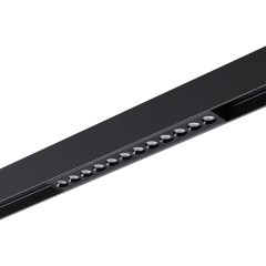 359930 Черный трековый линейный светильник 22см с перекл. цв. темп. 3000;4000;6000К (токопроводящий) 220В 10Вт 24° 650Лм CRI90 Novotech VECTOR