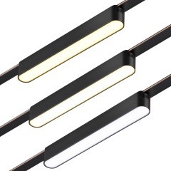 359462 Трековый ременный светодиодный SMART светильник c доп. механическим перекл. цветности Novotech EASY CRI90+ 3000-6000К 460Лм 110° 12W TUYA, Алиса, Wi-Fi