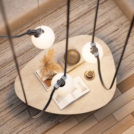 359478 Трековый ременный светодиодный SMART светильник c доп. механическим перекл. цветности Novotech EASY CRI90+ 3000-6000К 260Лм 220° 6W TUYA, Алиса, Wi-Fi