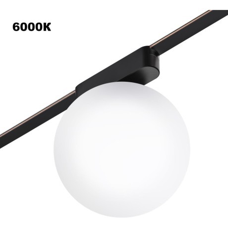 359478 Трековый ременный светодиодный SMART светильник c доп. механическим перекл. цветности Novotech EASY CRI90+ 3000-6000К 260Лм 220° 6W TUYA, Алиса, Wi-Fi