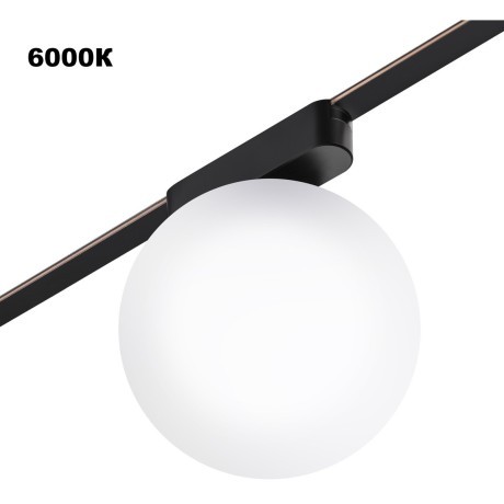 359478 Трековый ременный светодиодный SMART светильник c доп. механическим перекл. цветности Novotech EASY CRI90+ 3000-6000К 260Лм 220° 6W TUYA, Алиса, Wi-Fi